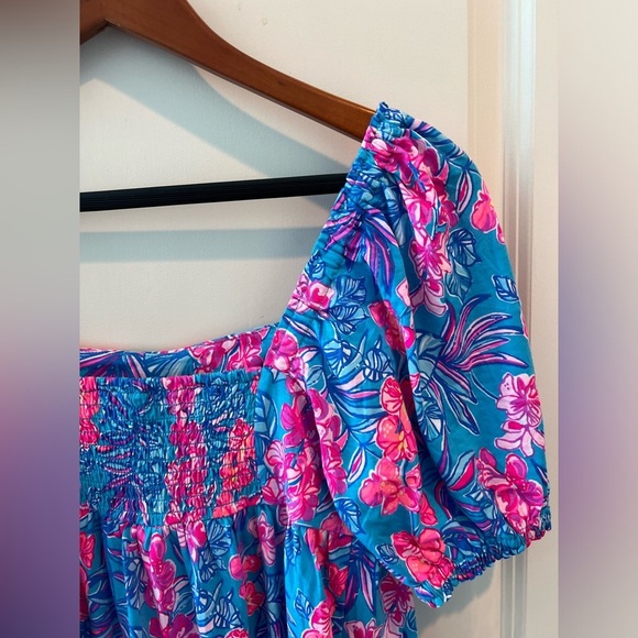 Lilly Pulitzer Delaney Short Sleeve Dress Size 2 - Picture 9 of 15